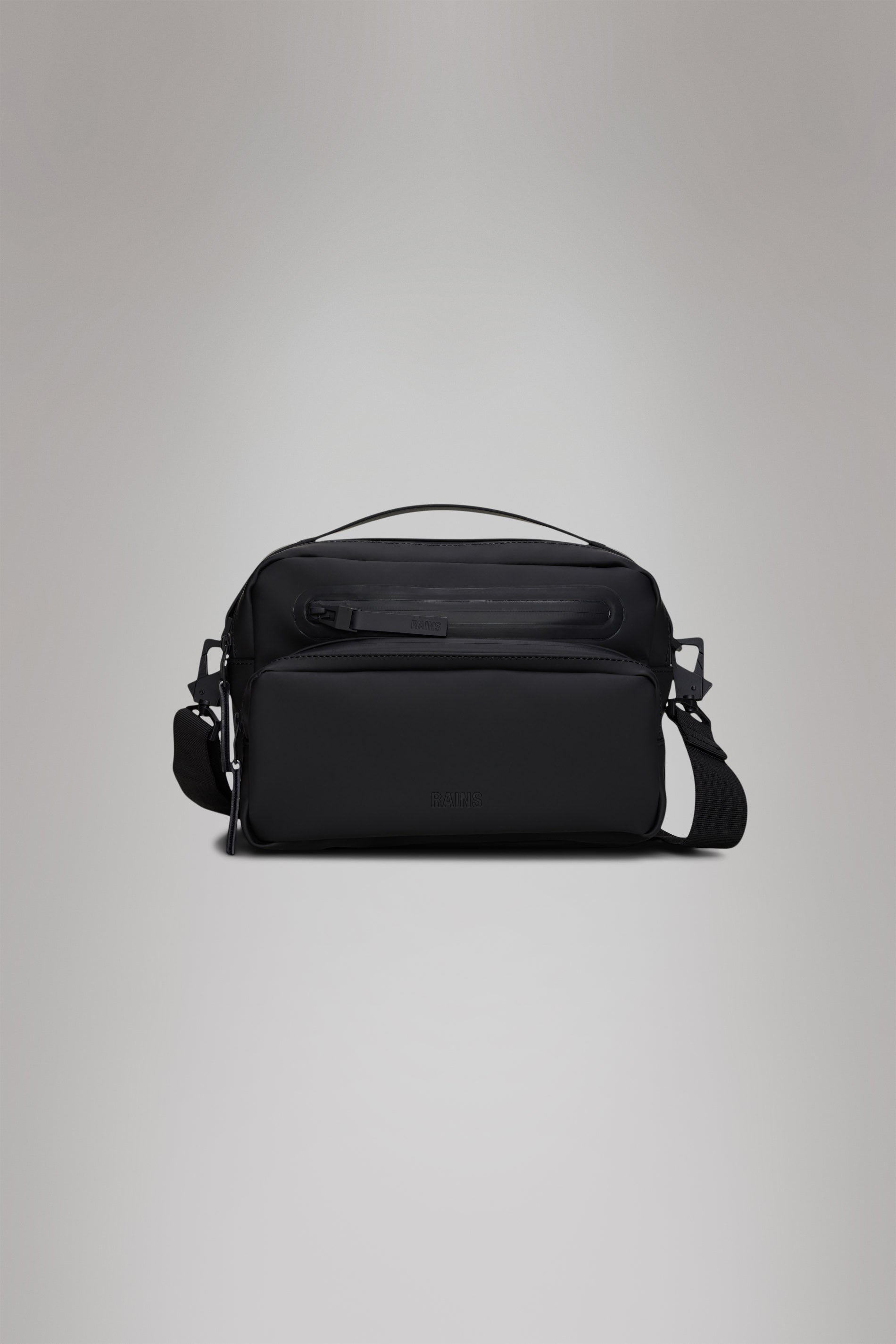 RAINS Cargo Box Bag Black 3.60L H18 x D9 x W25 cm Crossbody